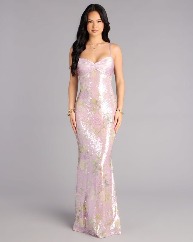 Murielle Sequin Mermaid Formal Dress
