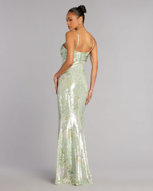 Murielle Sequin Mermaid Formal Dress