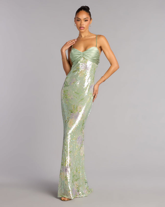 Murielle Sequin Mermaid Formal Dress