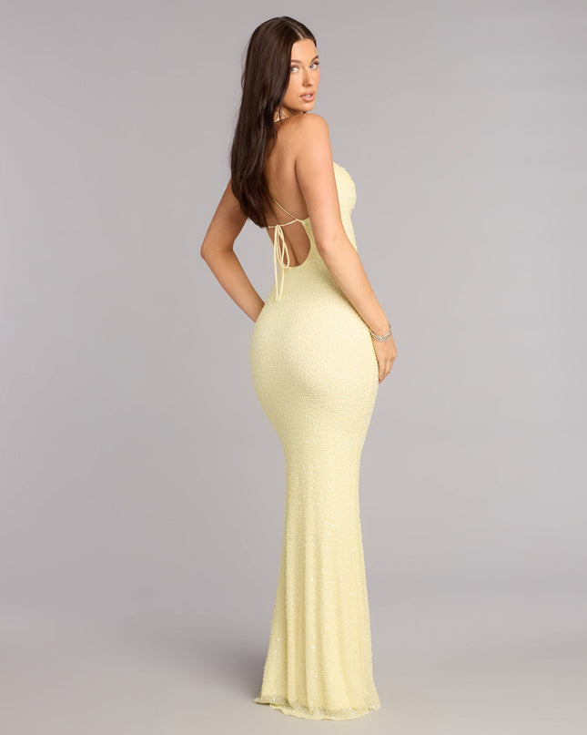Meara Beaded Sequin Mermaid Formal Dress