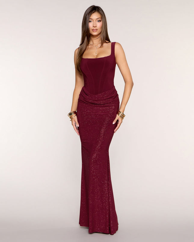 Vianne Glitter Corset Mermaid Formal Dress