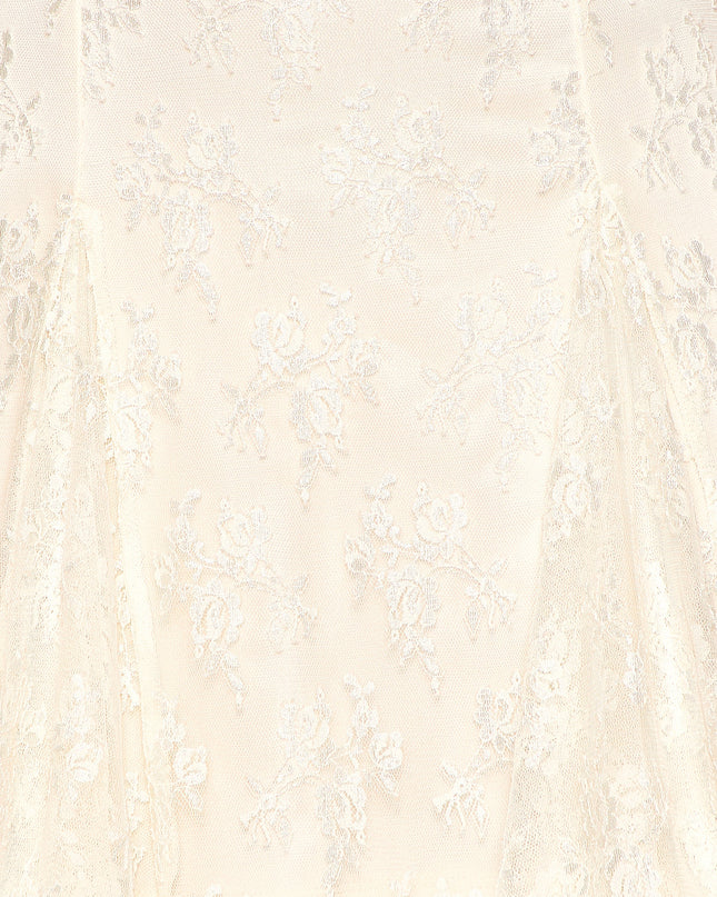 Bow Theory Lace Tie-Back A-Line Mini Dress
