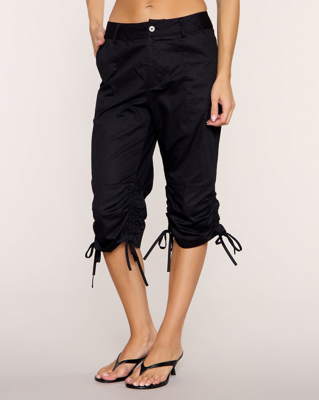 Cinch Sync Ruched Drawstring Capri Pants