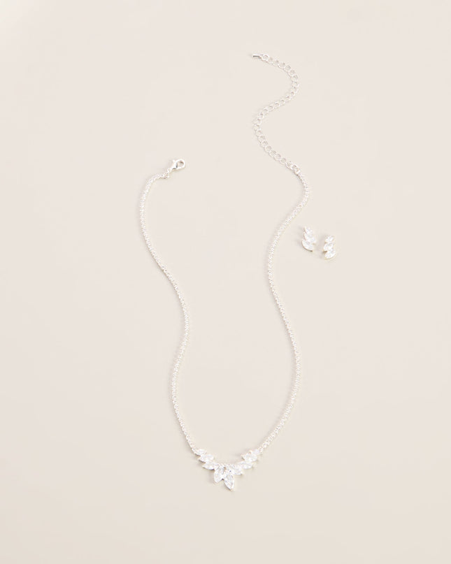 Nature Of Glam Cubic Zirconia Jewelry Set