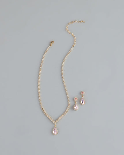 Sweet Luxe Rhinestone Jewelry Set