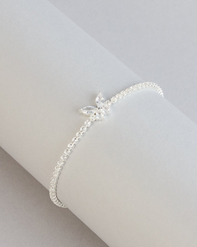 A Little Luxe Rhinestone Butterfly Tennis Bracelet