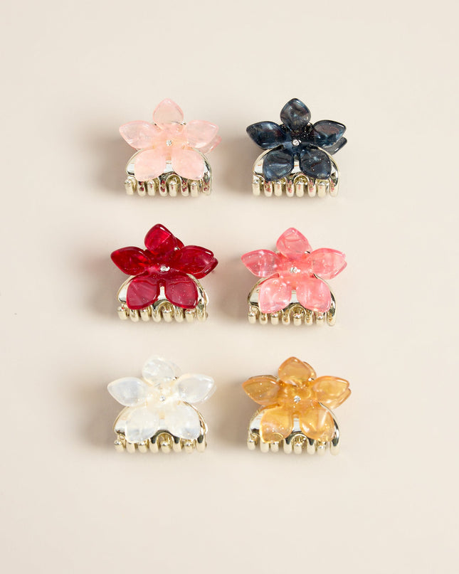 Fresh Pick Mini Flower Hair Clip Set