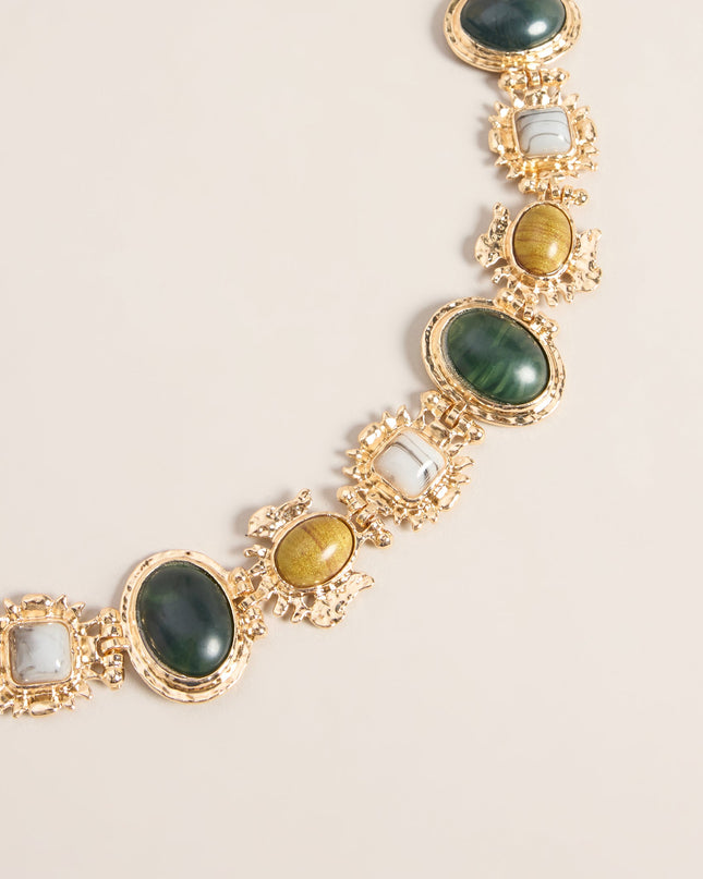 Treasure Hunt Mixed Stone Chain Belt