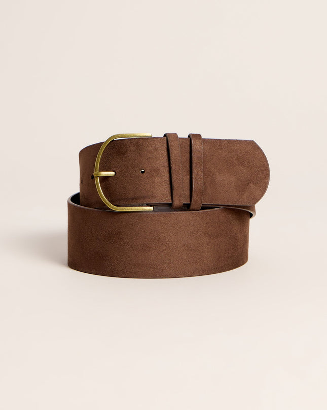 Waist Side Story Faux Suede  Belt