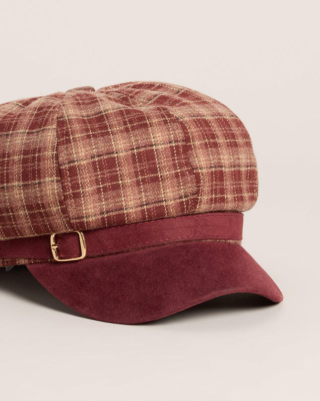 Autumn Edit Plaid Cabby Cap