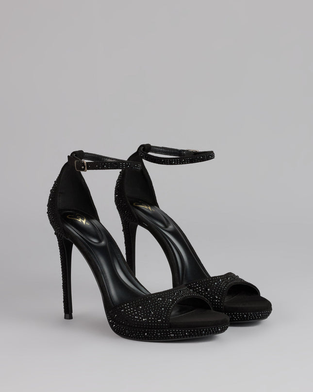 Elevated Intent Rhinestone Stiletto Heels