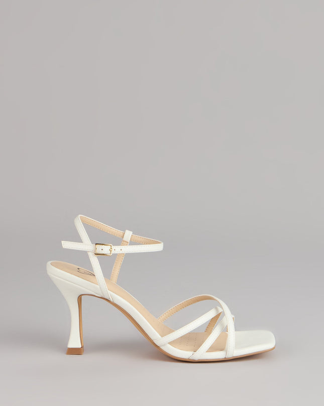 Shine Hour Metallic Strappy Stiletto Heels