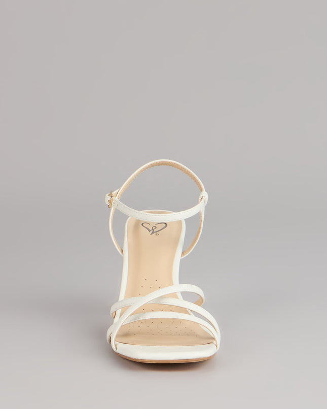 Shine Hour Metallic Strappy Stiletto Heels