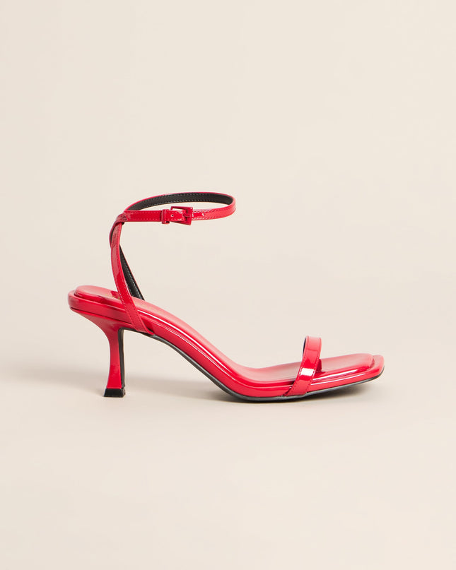Silver Lining Strappy Kitten Heels