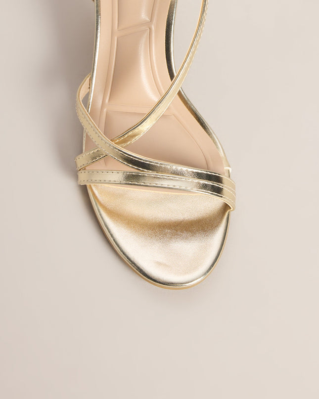 Pretty Little Plans Strappy Kitten Heels
