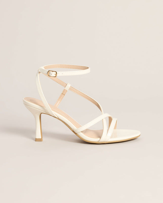 Pretty Little Plans Strappy Kitten Heels