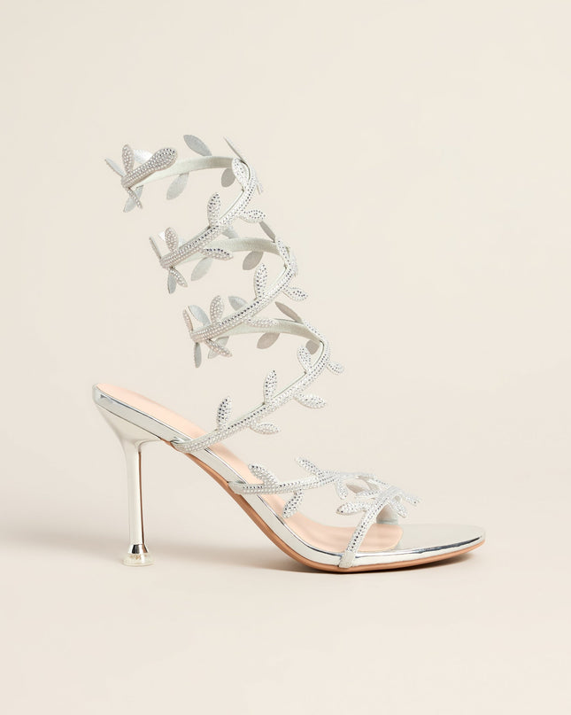 Garden After Dark Vine Spiral Stiletto Heels