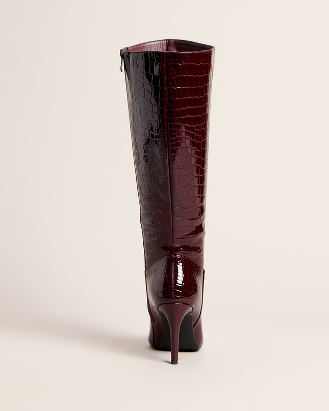 Sharp Instinct Knee High Stiletto Boots