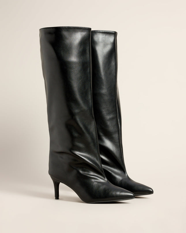 City Sleek Knee High Stiletto Boots